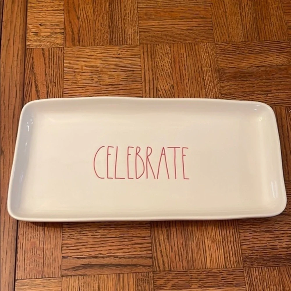 RAE DUNN CELEBRATE PLATTER